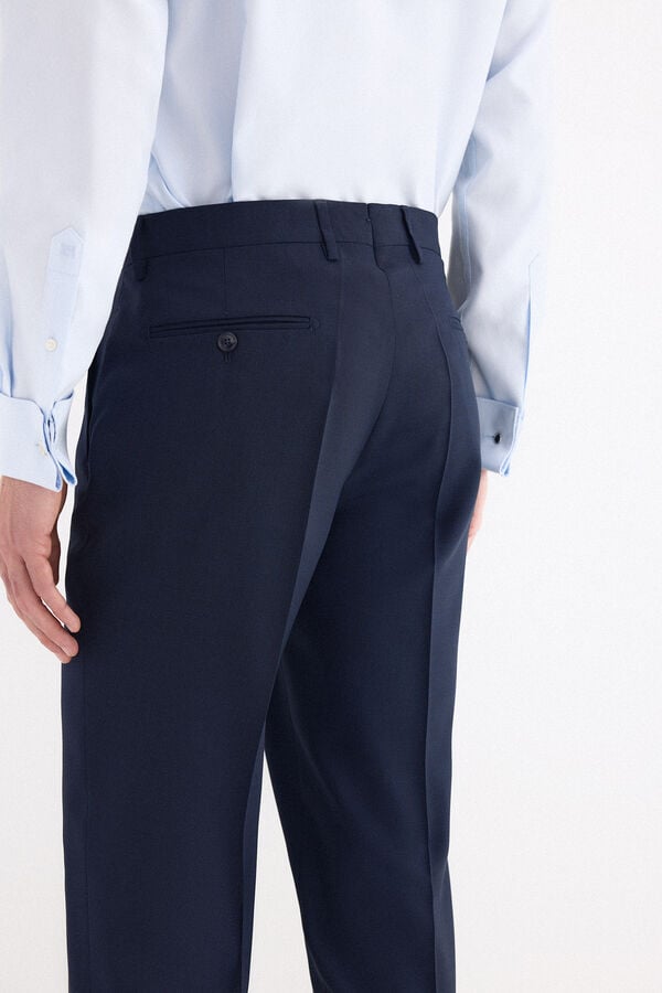 Pedro del Hierro Cal&ccedil;as estrutura stretch Azul