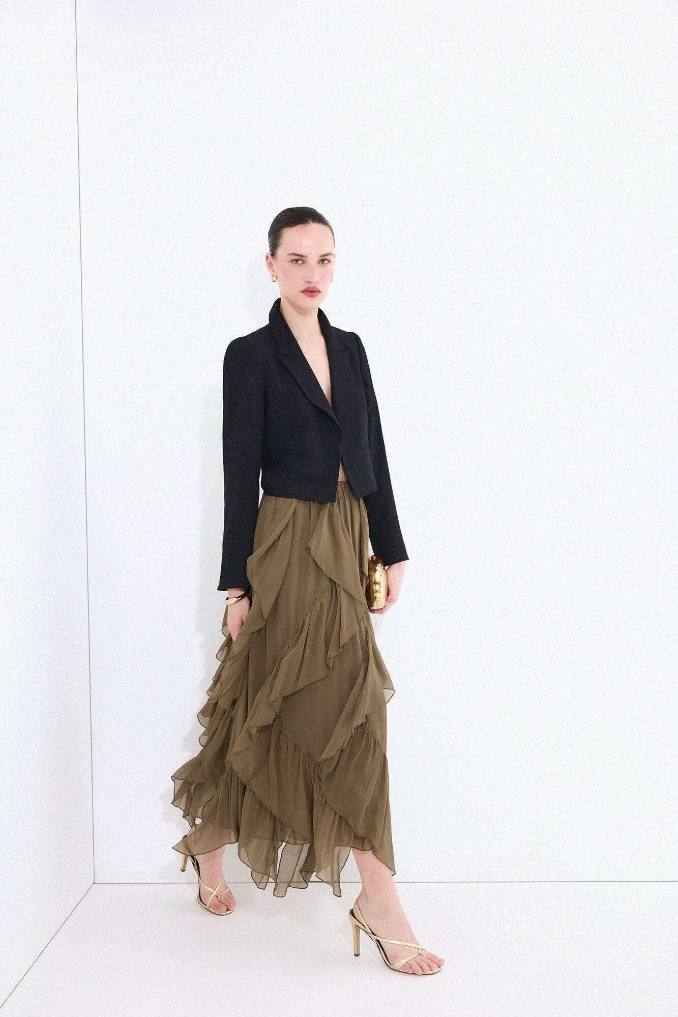 Pedro del Hierro Blazer curto preto