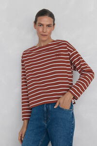 Pedro del Hierro Camiseta marinera de algodón español