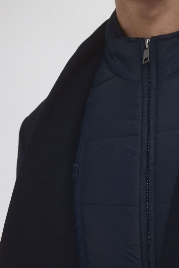 Pedro del Hierro Coat with removable lining Blue