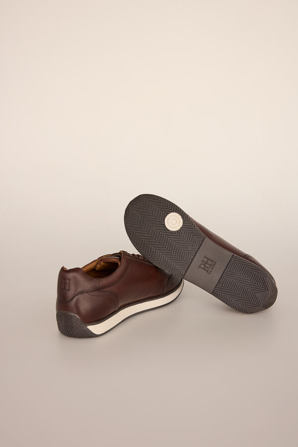 Pedro del Hierro Icon rubber sole trainer  Brown