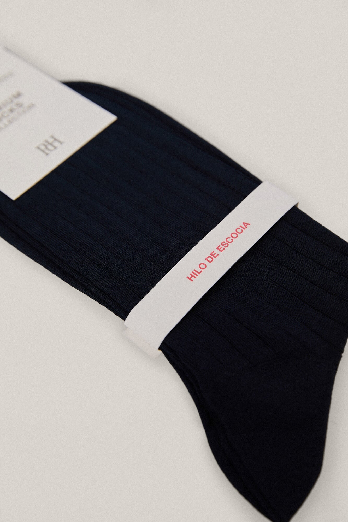 Pedro del Hierro Plain ribbed socks