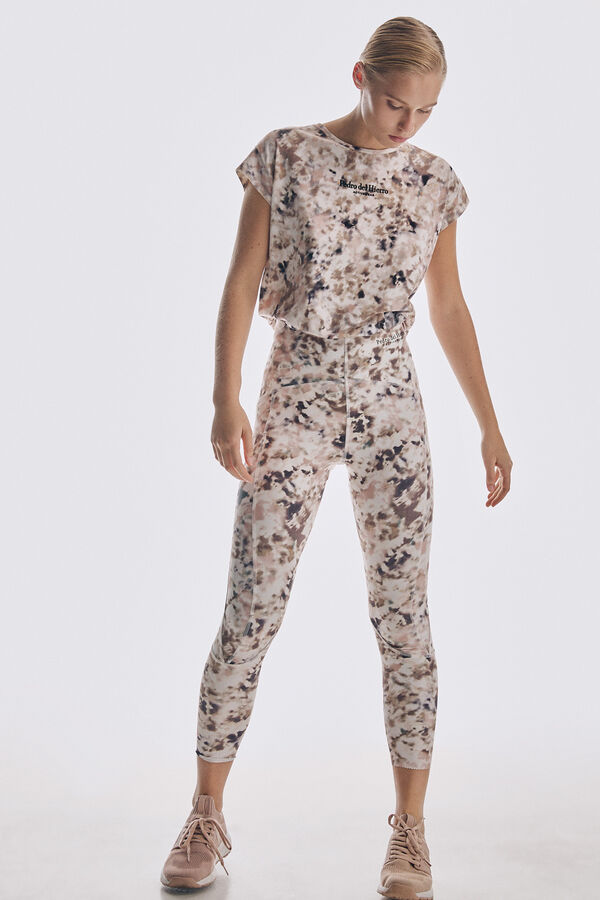 Pedro del Hierro Printed high waist compression leggings Several