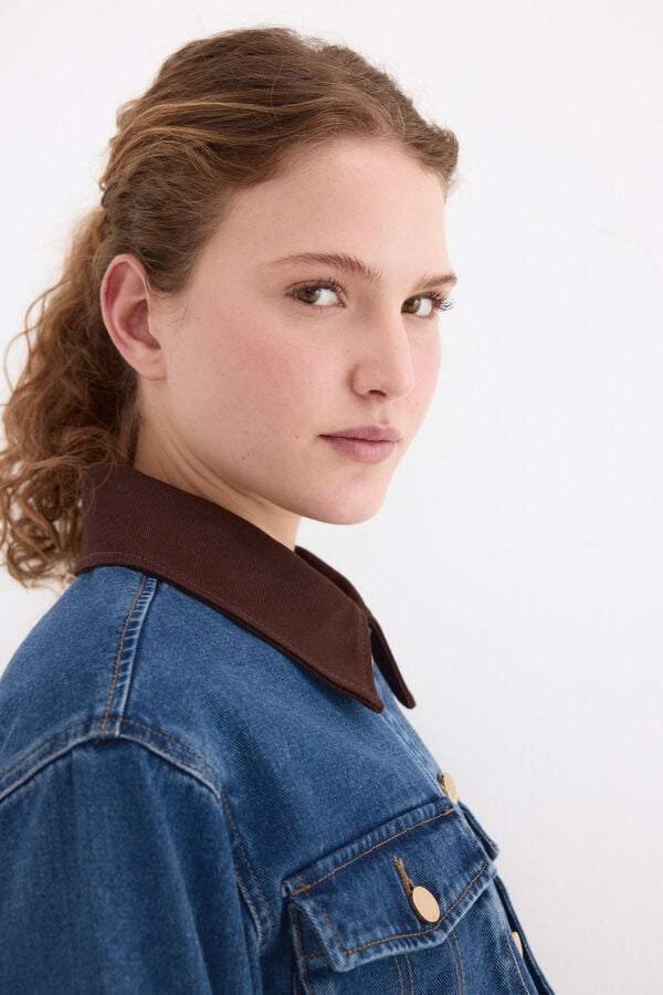 Pedro del Hierro Denim jacket Blue