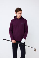 Pedro del Hierro Sweatshirt t&eacute;cnica de golfe com capuz P&uacute;rpura