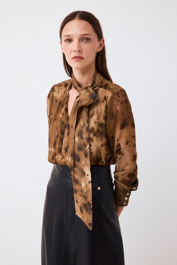 Blusa estampada lazada