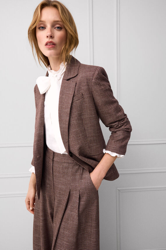 Blazer de cuadritos