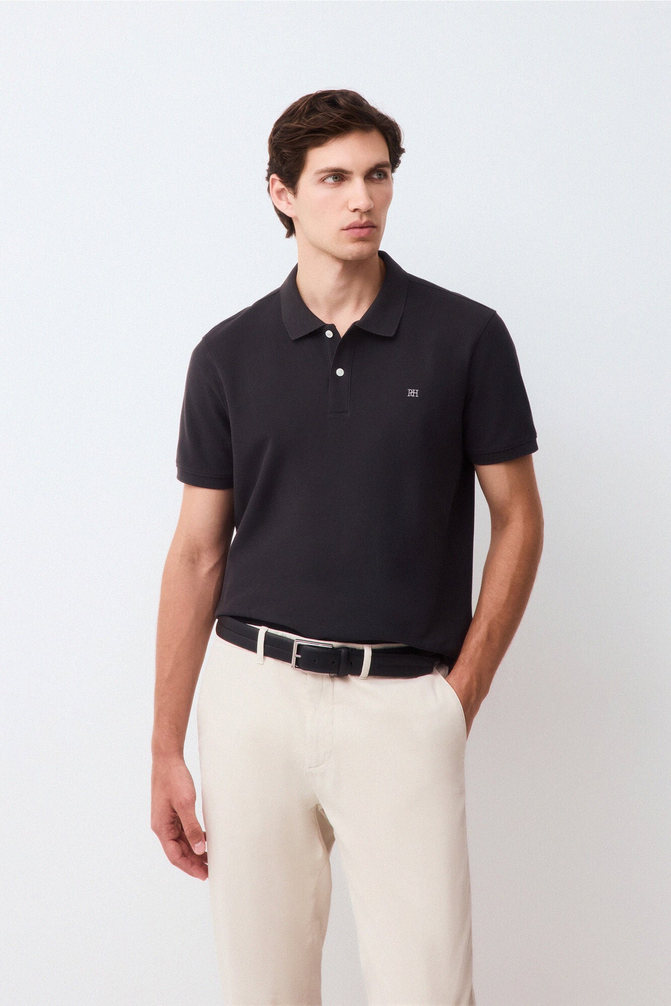 Pedro del Hierro Piqu&eacute; slim fit polo shirt
