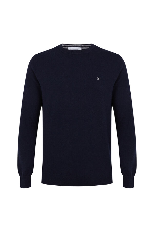 Pedro del Hierro Cashmere merino wool premium jumper Blue