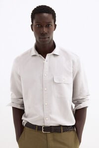 Pedro del Hierro Linen pockets shirt