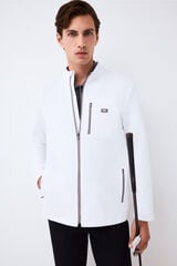 Pedro del Hierro Casaco t&eacute;cnico de golfe Branco