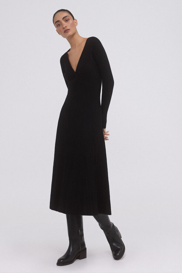 Pedro del Hierro Knit dress Black