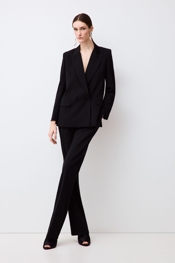 Pedro del Hierro Structured tailored blazer Black