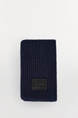 Pedro del Hierro Jersey-knit scarf Blue