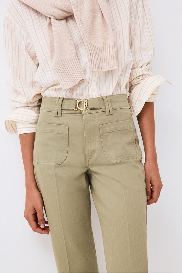 Pedro del Hierro Capri stove pipe jeans Green