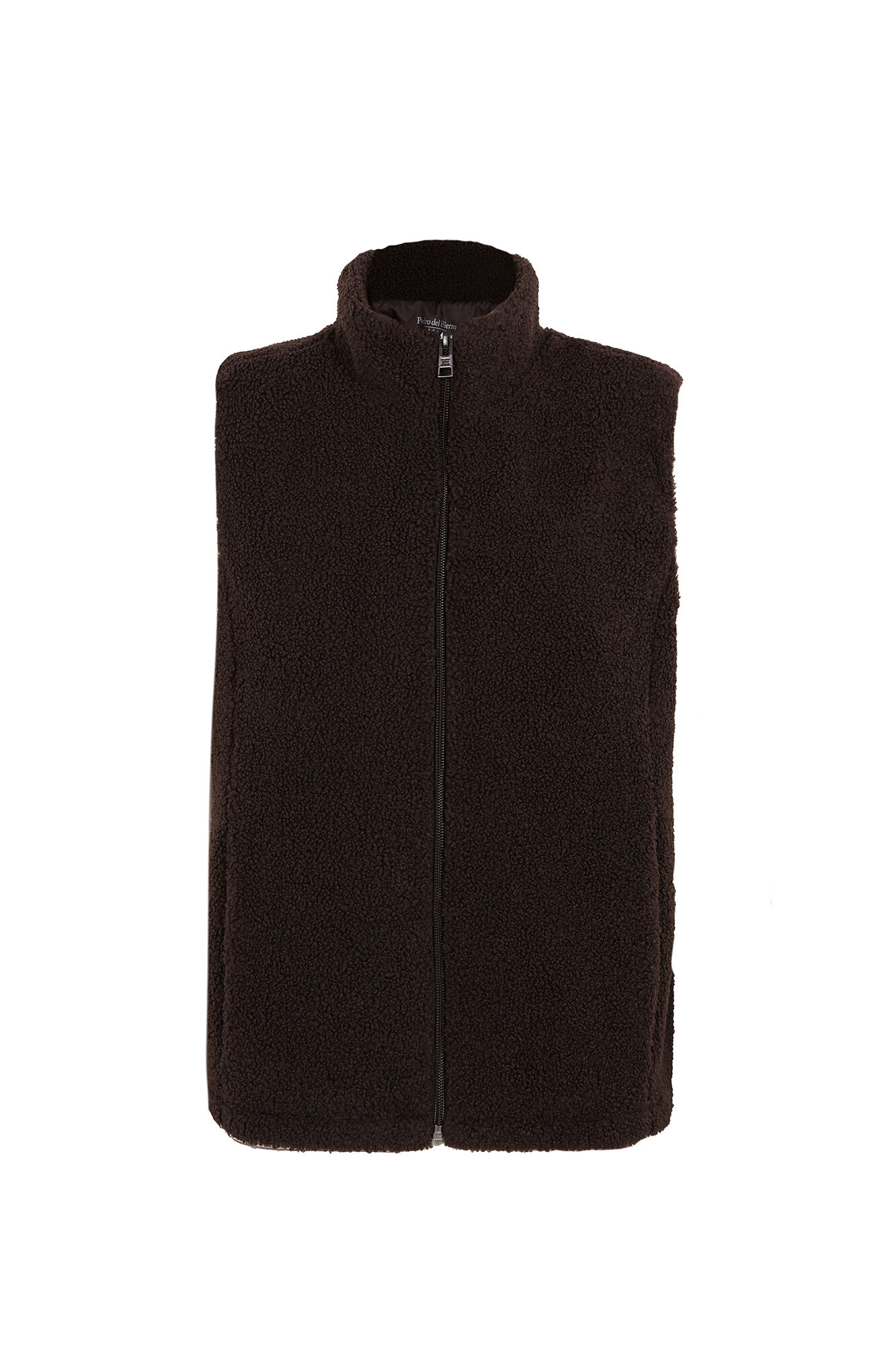 Pedro del Hierro Faux shearling gilet