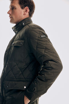 Pedro del Hierro Quilted lined jacket Green