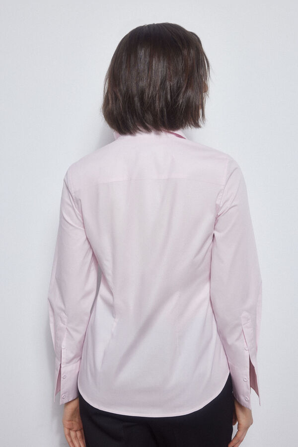 Pedro del Hierro Essential easy-iron shirt Pink