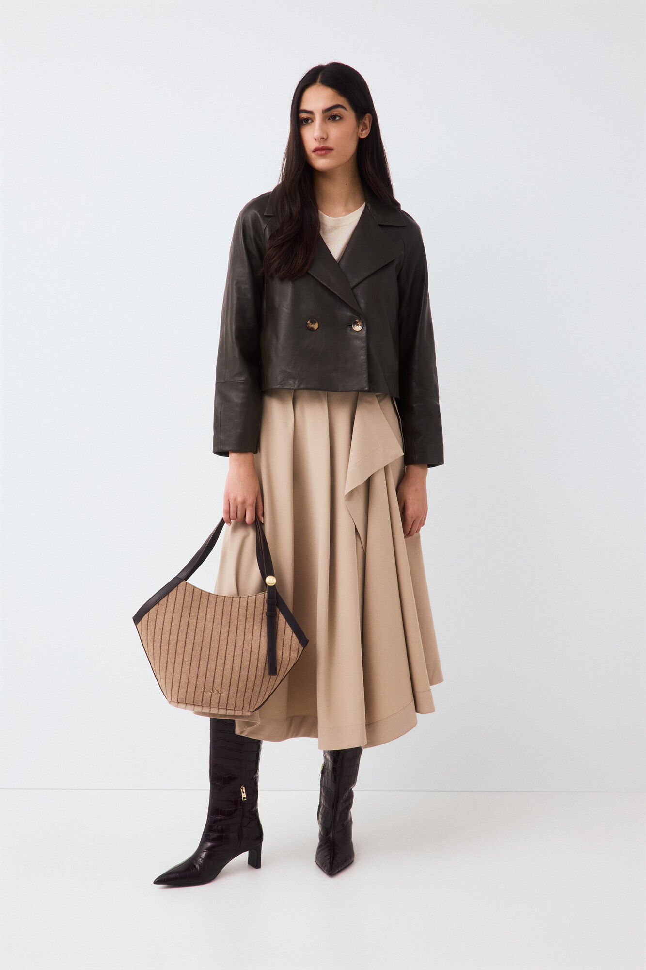 Pedro del Hierro Skirt with buckle detail