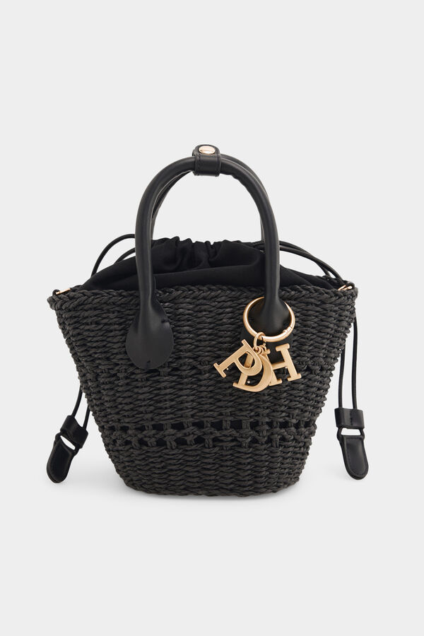 Pedro del Hierro Mini basket bag Black