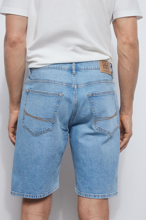 Pedro del Hierro Calções jeans super leves Azul