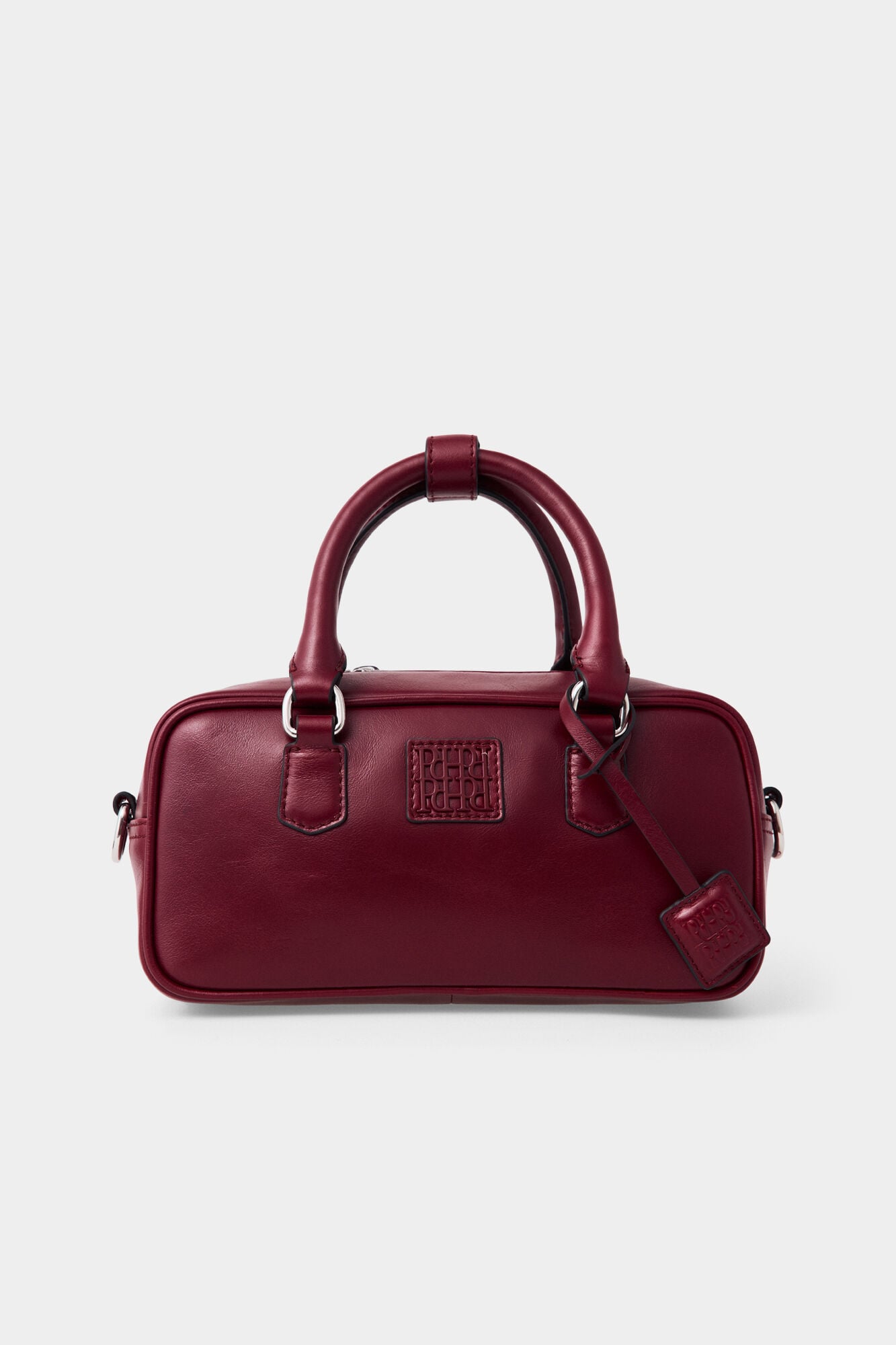Pedro del Hierro Leather mini bowling bag