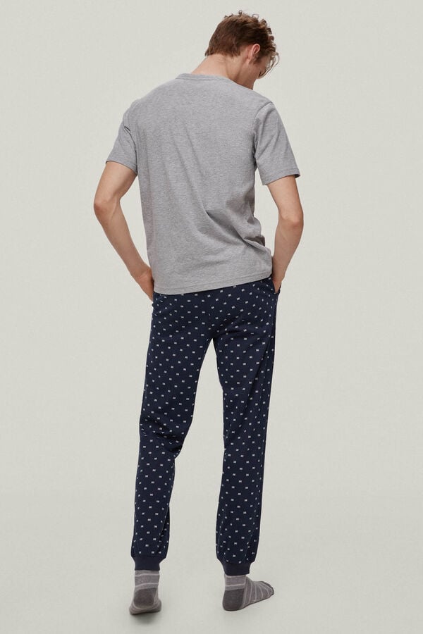 Pedro del Hierro Jersey-knit pyjama set Grey