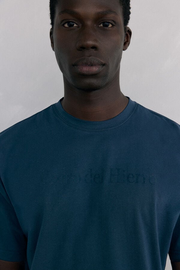 Pedro del Hierro T-shirt logo Blue