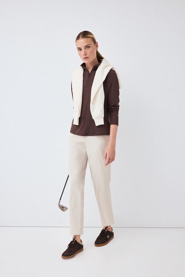 Pedro del Hierro Lightweight sweatshirt Brown
