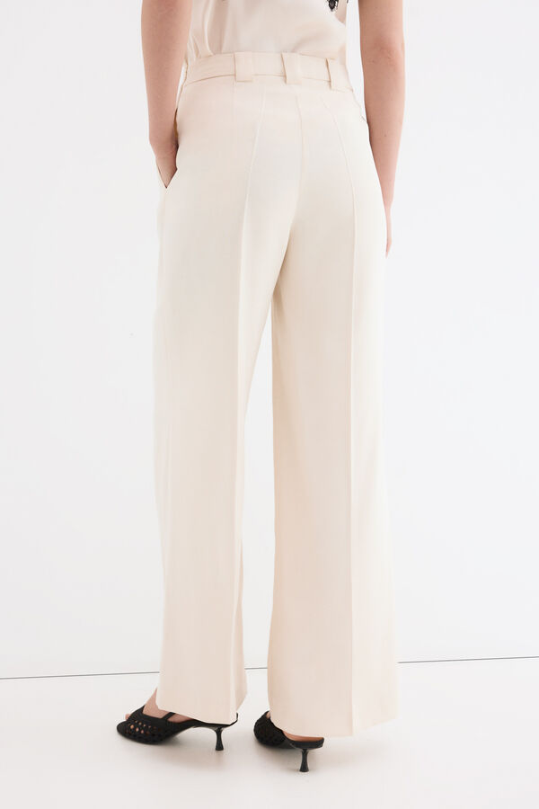Pedro del Hierro Wide leg trousers Brown