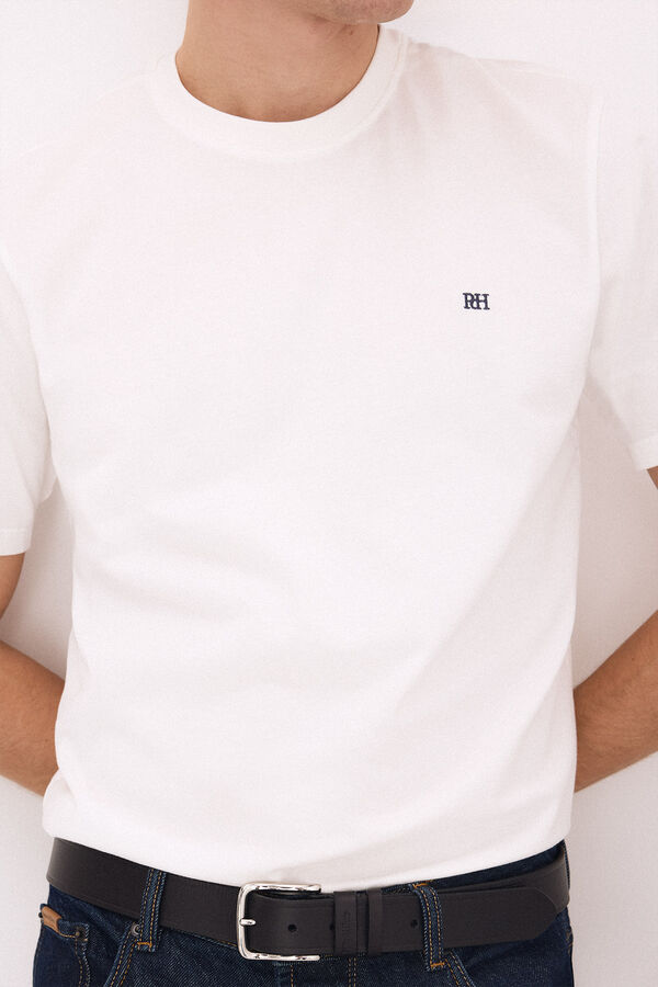 Pedro del Hierro Basic logo T-shirt White