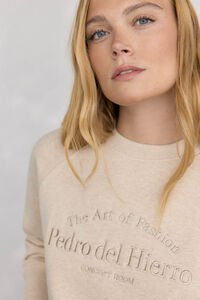 Pedro del Hierro Embroidered logo sweatshirt