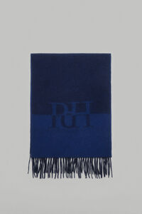 Pedro del Hierro Plain scarf Blue