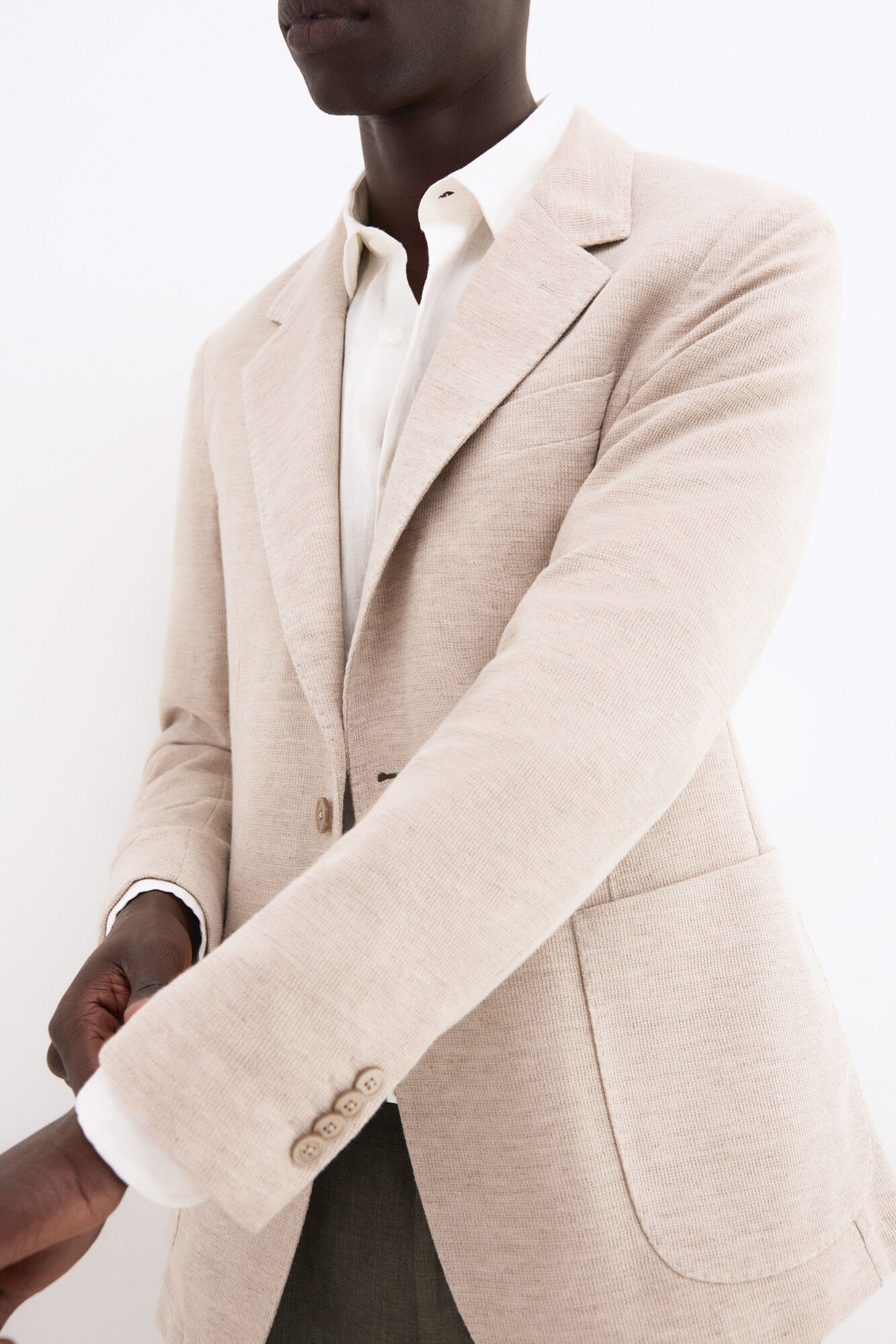 Pedro del Hierro Jersey-knit blazer