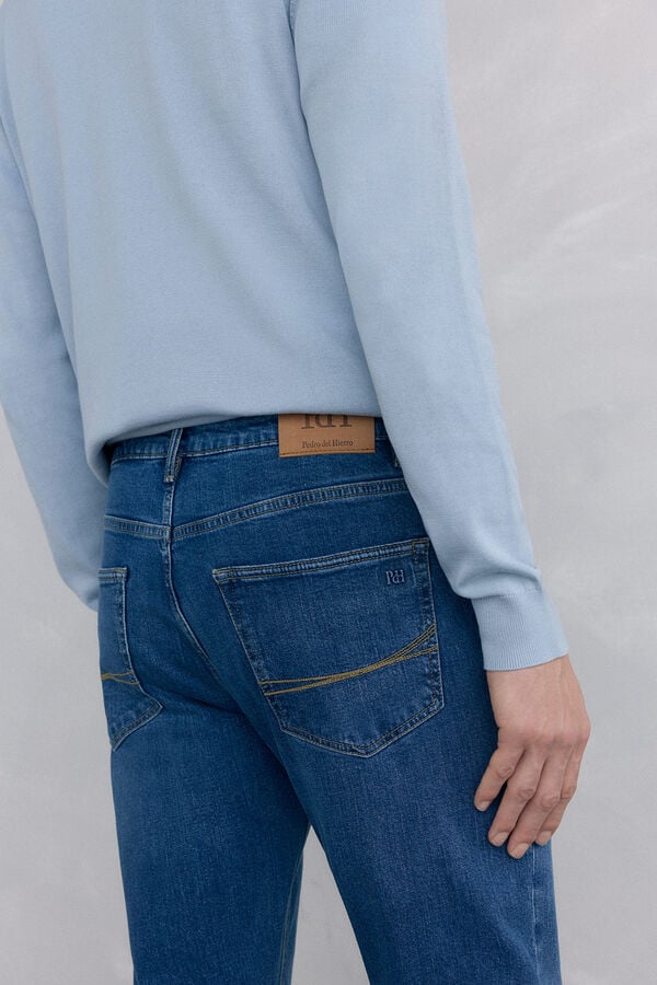 Pedro del Hierro Basic piqué polo shirt Green