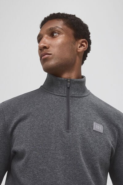 Pedro del Hierro Sudadera cremallera golf Gris