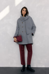 Pedro del Hierro Coat with scarf