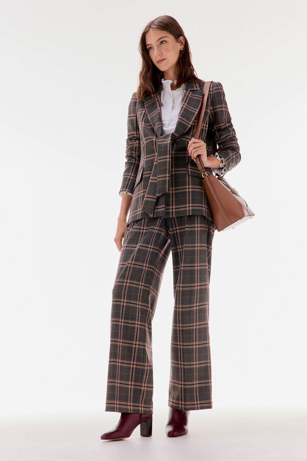 TFP by Tamara Falcó Checked blazer Grey