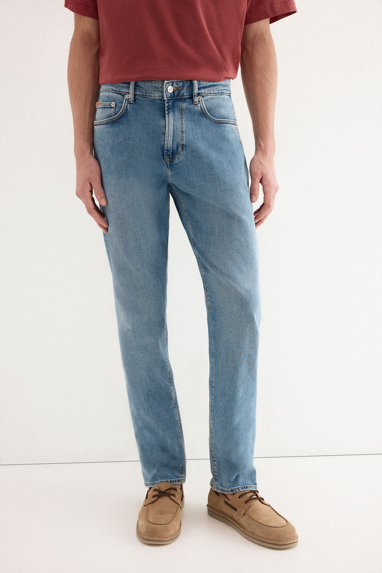 Pedro del Hierro Premium flex lightweight regular fit jeans