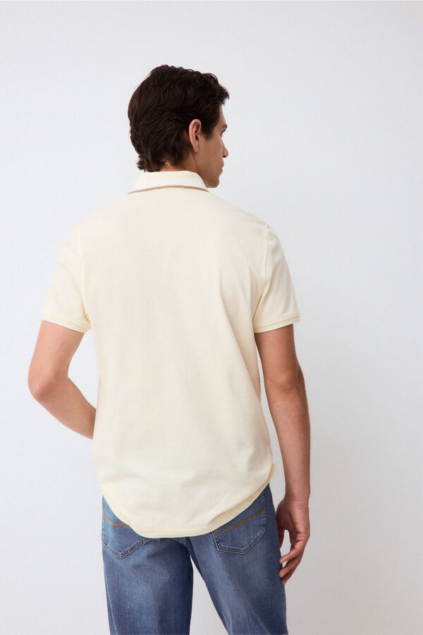 Pedro del Hierro Polo cuello fantas&iacute;a Amarillo