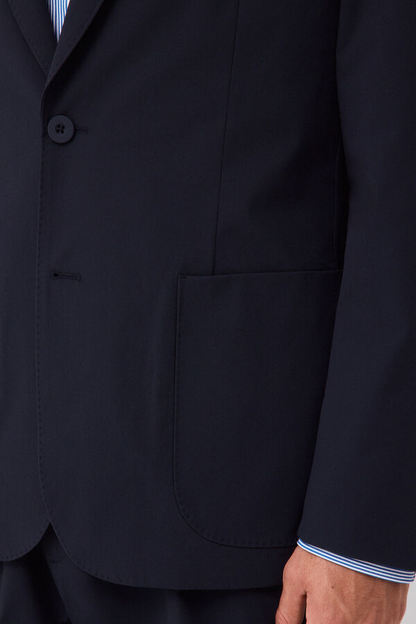 Pedro del Hierro Blazer de fato coordenado t&eacute;cnico Azul