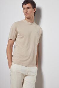 Pedro del Hierro t-shirt algodão pima Beige