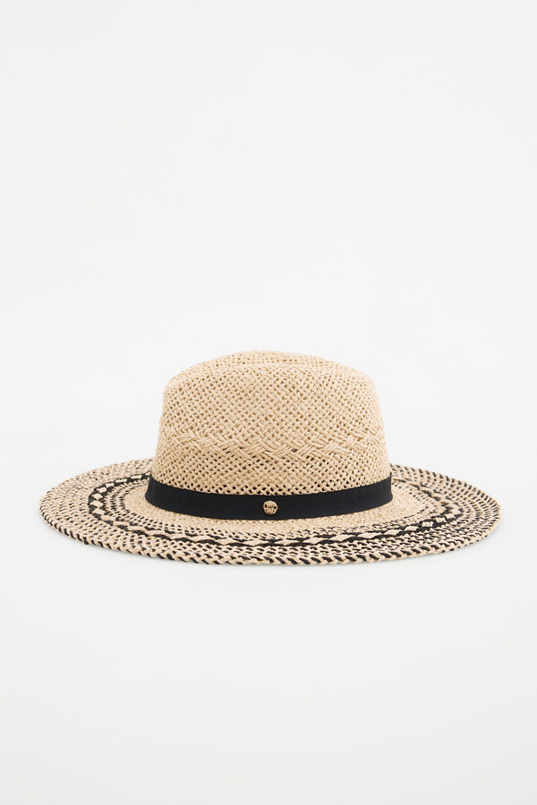 Pedro del Hierro Raffia hat Ecru