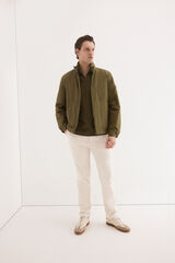 Pedro del Hierro Structure polo shirt Green