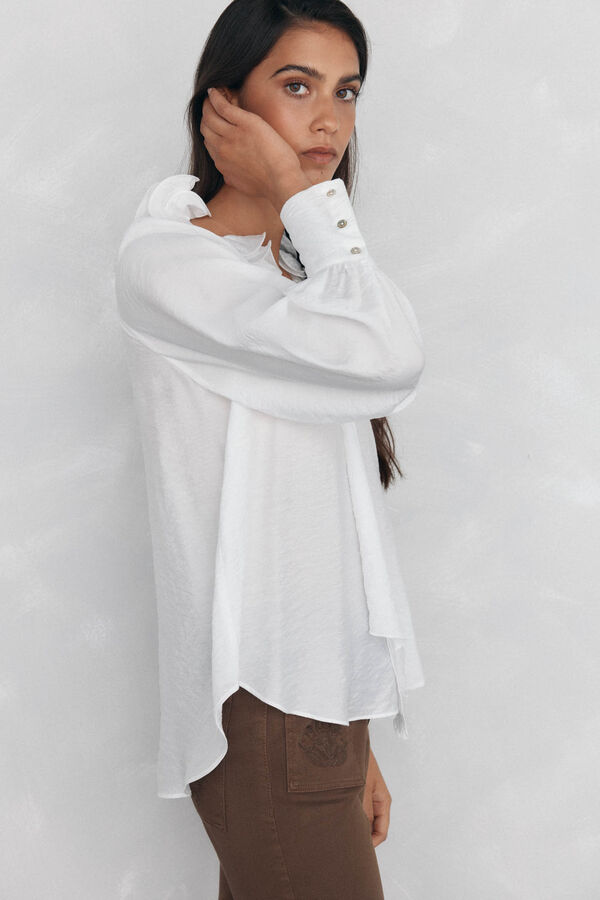 Pedro del Hierro Plain loose blouse White