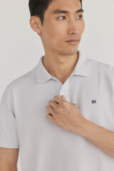 Pedro del Hierro Basic piqué polo shirt Grey