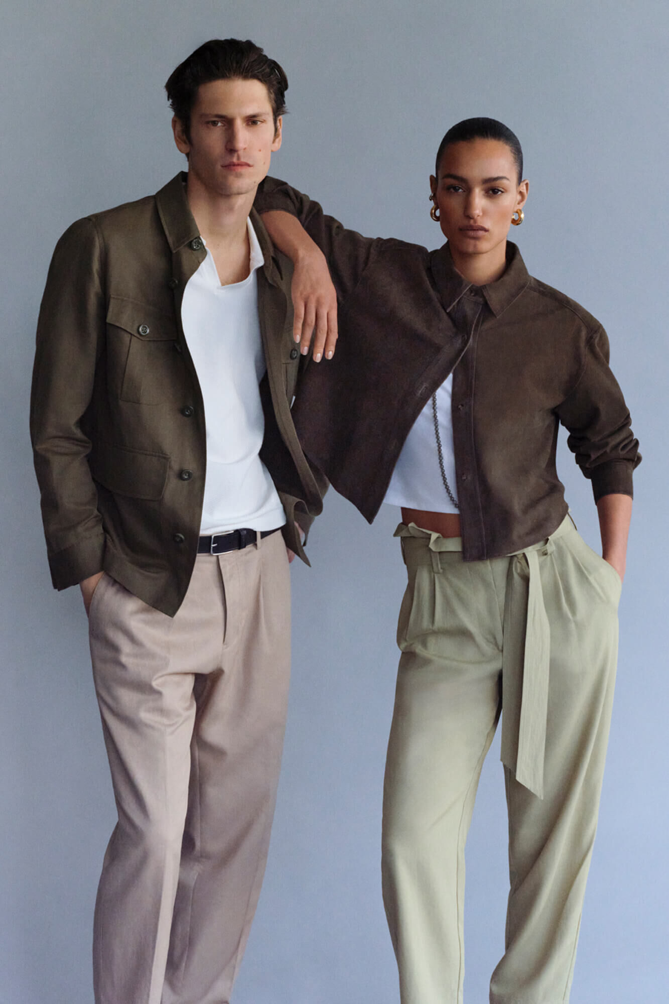 Pedro del Hierro Suede cropped jacket