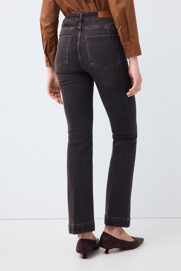Pedro del Hierro Jeans push up stove pipe b&aacute;sicos Cizento
