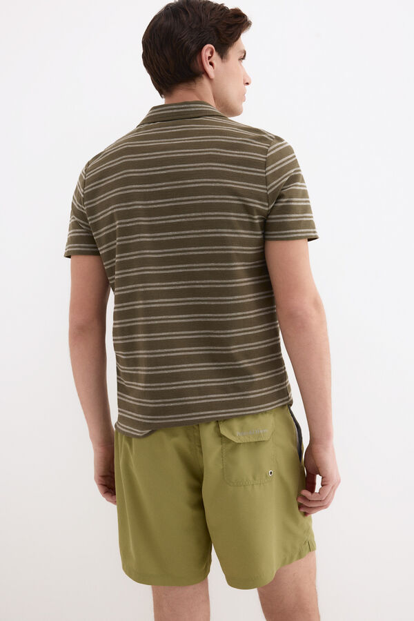 Pedro del Hierro Plain basic swimwear Green