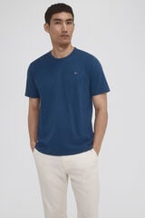 Pedro del Hierro Basic T-shirt Blue
